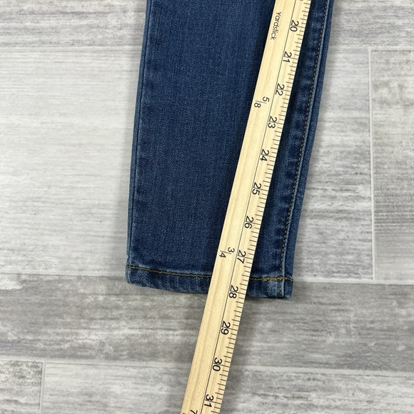 Judy Blue Pull on Skinny Jeans Women's 7/28 Blue Stretch Denim‎ High Rise USA - Picture 6 of 10